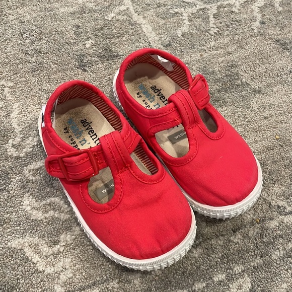 Toddler girl red adventure wash and wear by Copper Key size 7 - Picture 2 of 7